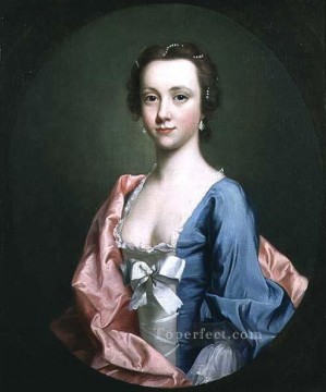 アラン・ラムゼイ Painting - 女性の肖像画 アラン・ラムゼイの肖像画 古典主義